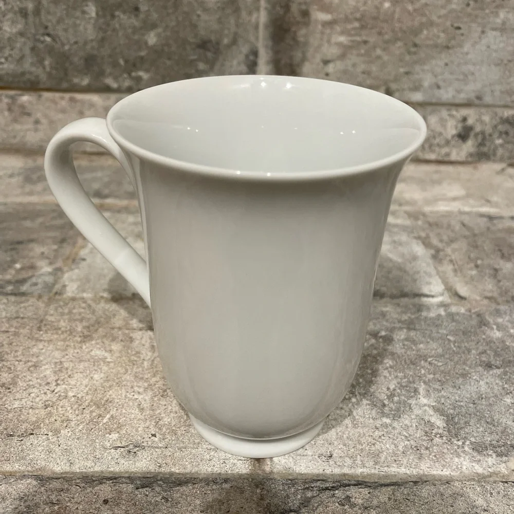 ❤️ POTTERY BARN SANTA BABY CHRISTMAS HOLIDAY COFFEE MUG VINTAGE NEW